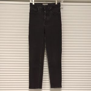 Everlane High Rise Black Jeans